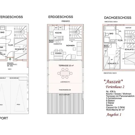 Ferienhaus Auszeit Ferienhaus Für 6 Personen ,mit Großer Terrasse Und Panoramablick, -a1 Haus 436 B Mitte- Turracher Hohe